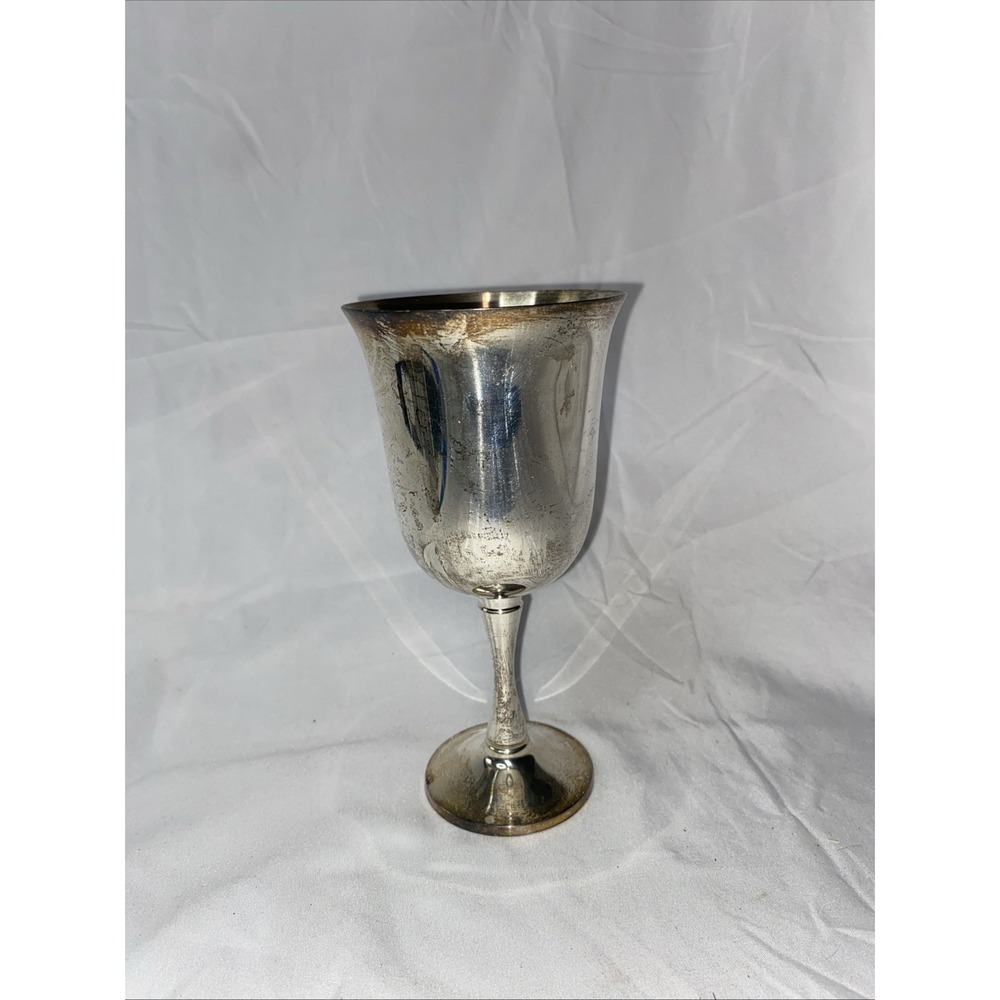 Salem Silverplate Stemmed Goblet